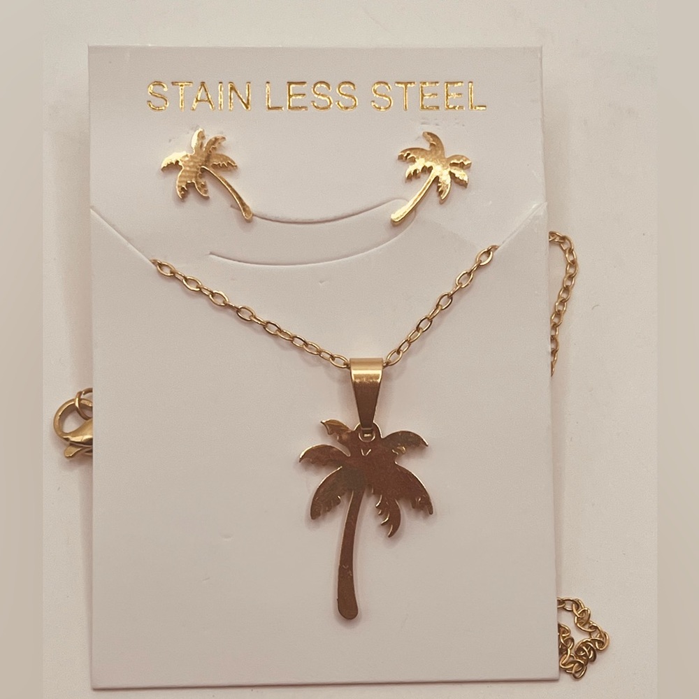 Stainless steel set for women palm style